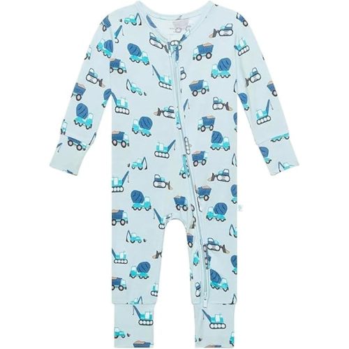 Posh Peanut Convertible Baby Sleepers - Boys Footless Baby Pajamas with 2 Way Zipper for Easy Diaper Changes