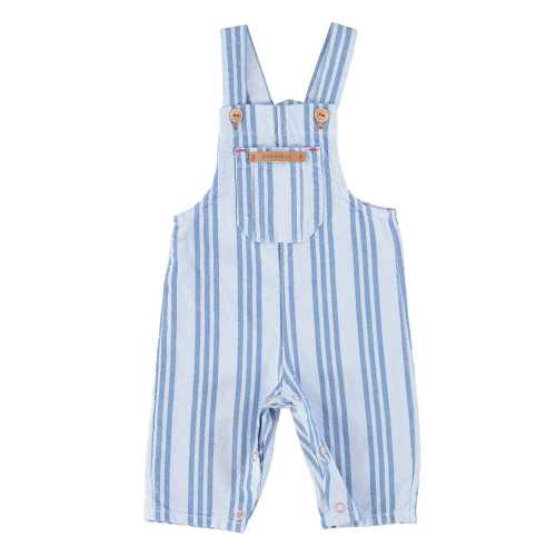 Baby Dungarees - Large Blue Stripes – Manymoons