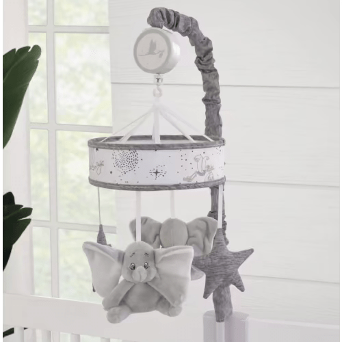 Disney Sweet Little Baby Dumbo and Stars Plush Musical Mobile | Wayfair