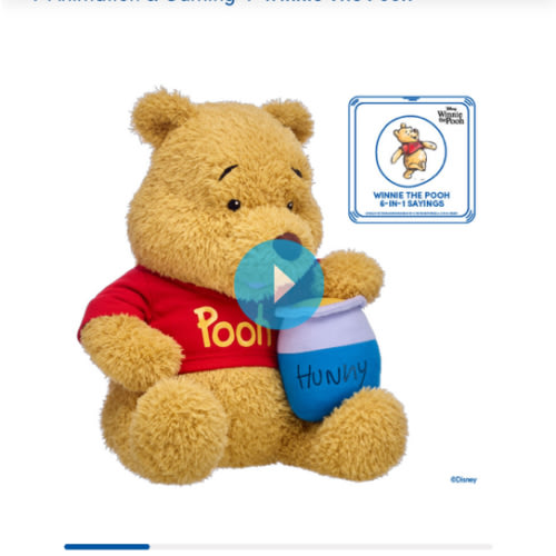 Disney Winnie the Pooh Deluxe Plush Hunny Gift Bundle | Build-A-Bear®
