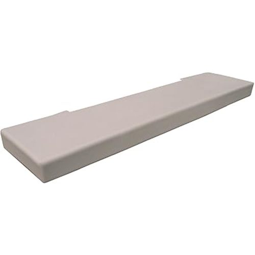 KidKusion Soft Seat Hearth Pad | Made in USA | Taupe | 90" x 14" | Fireplace and Hearth Protection