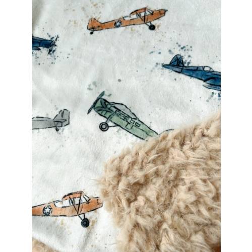 Lovey : Vintage Airplanes, Airplane Baby Blanket, Security Blanket Aviation, Pilot, Flying Lovey - Etsy