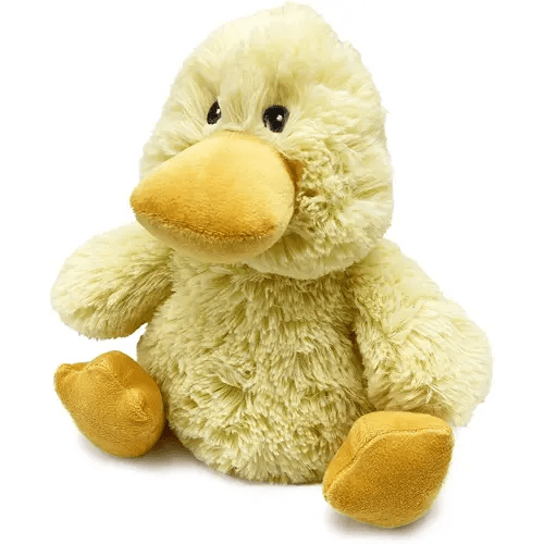 warmies Duck Microwavable, Hot or Cold for Cool Relaxation and Warm Relief, Lavender Scented Cozy Plush Animal