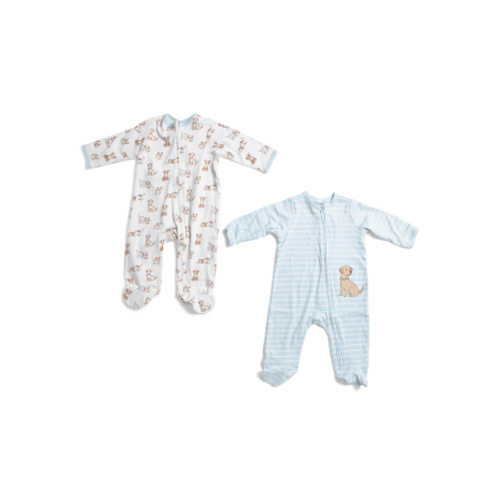 Newborn Boys 2pk Puppy Footie Pajamas | Kids & Baby | T.J.Maxx