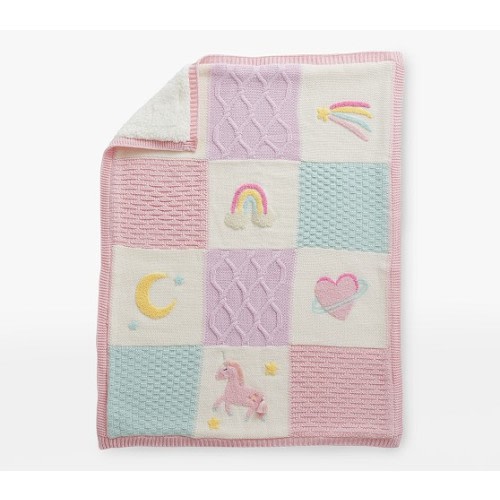 Unicorn Heirloom Baby Blanket | Pottery Barn Kids