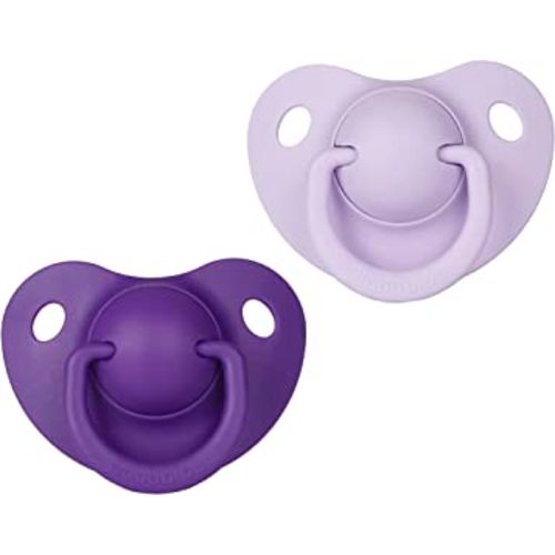 Infant and Baby Pacifier - Light Purple and Purple - Small