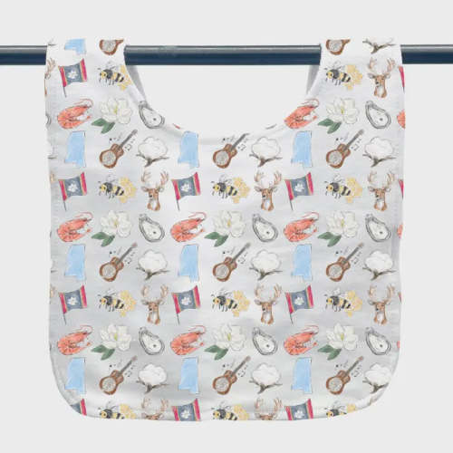 Mississippi Icons Baby Bib - ONLINE EXCLUSIVE