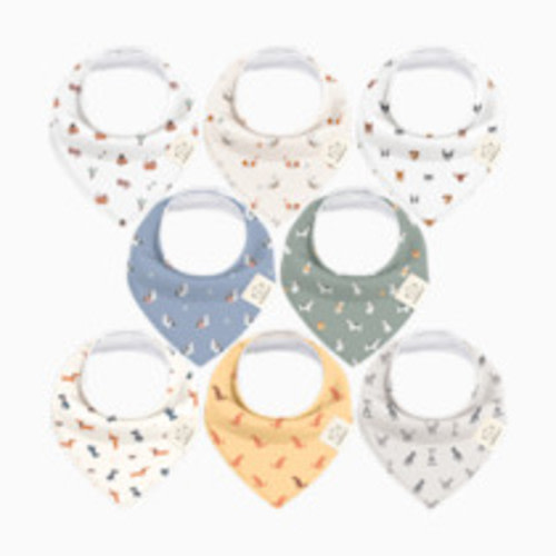 KeaBabies Organic Bandana Bibs (8 Pack) - Pets & Paws, 8