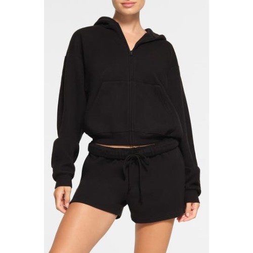 Cotton Blend Classic Fleece Zip-Up Hoodie, Medium