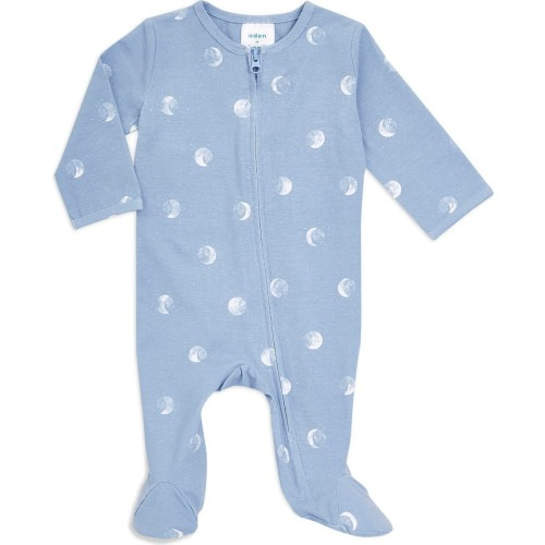 aden + anais Comfort Knit Footie, 6-9 M, Blue Moon