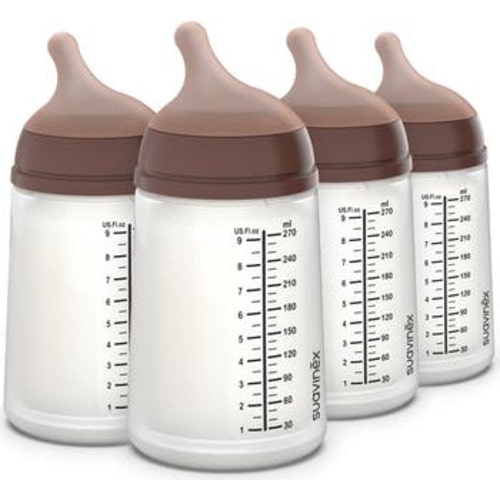 4-Pack Adaptable Flow Large Anti-Colic Bottles