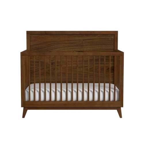 Mayberry Hill Malia 3-In-1 Convertible Crib in Walnut