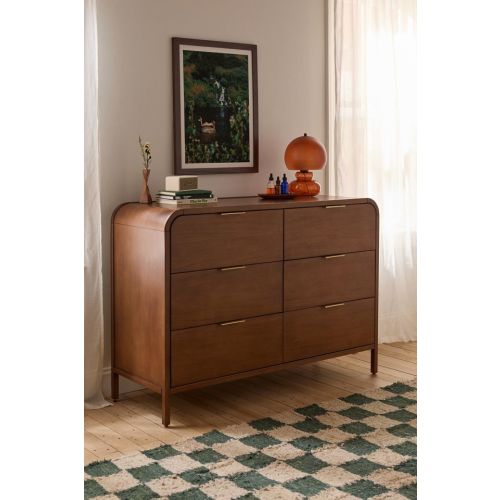 Kane Wood 6-Drawer Dresser
