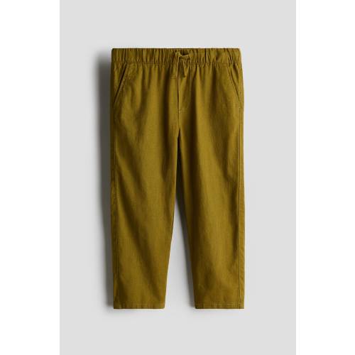 LINEN-BLEND PANTS