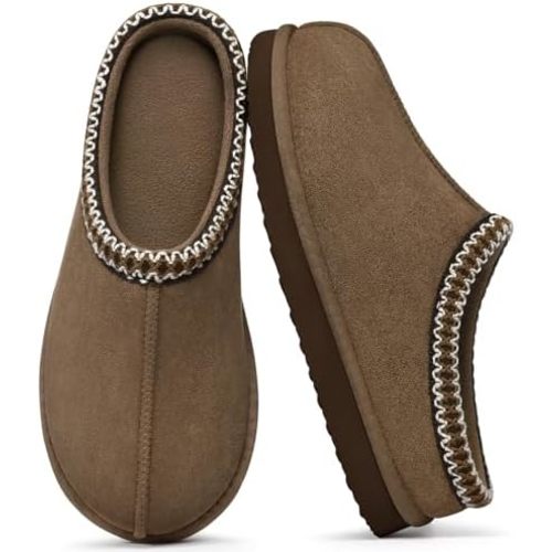 Litfun Memory Foam Slippers for Women Men Cozy Warm House Shoes Indoor and Outdoor