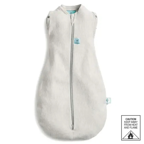 ergoPouch Cocoon 1.0 Tog Grey Marle Size 0-3 Months | Baby Bunting AU