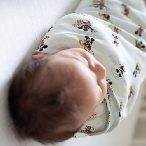 100% Cotton Baby Swaddle Mickey Fun | Newborn | HALO US