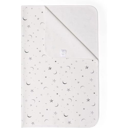 Baby Waterproof Bed Pad Washable Mattress Pad Reusable Underpads Bed-White Star