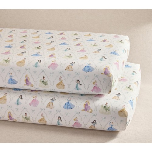 Disney Princess Enchanted Trellis Organic Cotton Crib Fitted Sheet