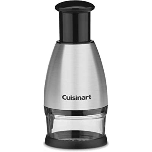 Cuisinart Chopper, Stainless Steel/Black, CTG-00-SCHP, 8.2" x 3.9" x 3.9"