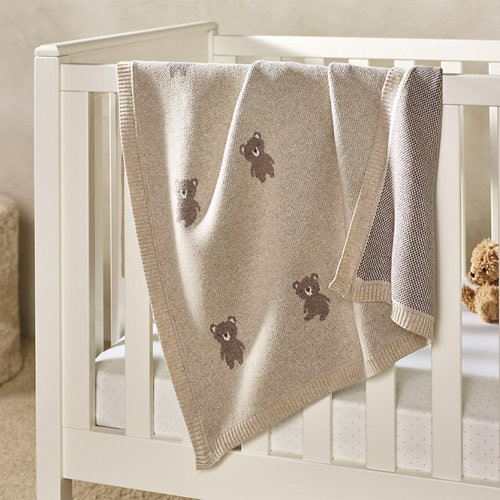 Organic Cotton Teddy Bear Blanket | Blankets | The White Company US