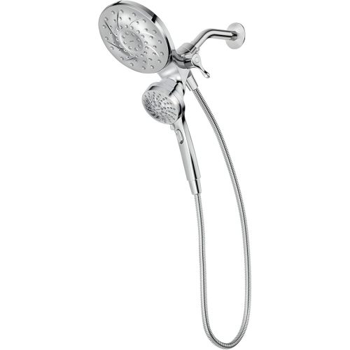 Moen 26009 Engage 2.5 GPM Handheld Showerhead and Rain Shower 2-in-1 Combo Featuring Magnetic Docking System and Metal Hose, Chrome
