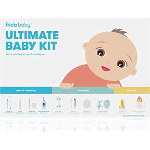 Frida Baby Ultimate Baby Kit | The Complete Baby Health & Wellness, Grooming, and Teething kit