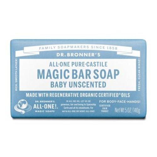 Dr. Bronner's All-One Pure-Castile Magic Bar Soap - Unscented - 5oz
