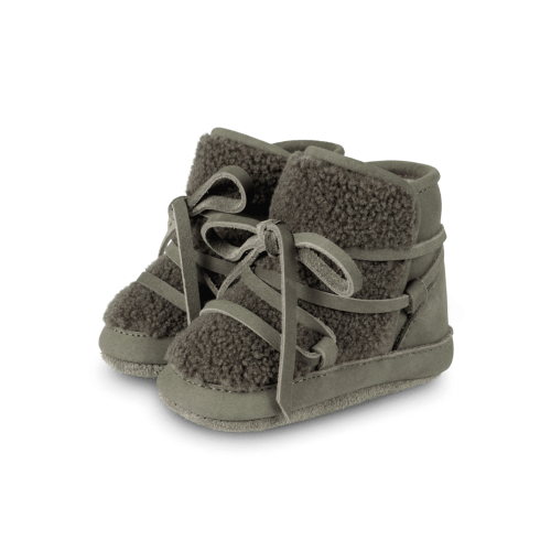 Cassi Booties | Stone Nubuck