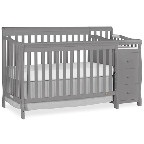 Dream On Me 5 in 1 Brody Convertible Crib with Changer