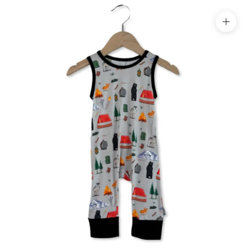 All Good in the Woods Sleeveless Romper