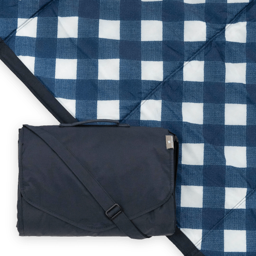 Outdoor Blanket - Navy Plaid
