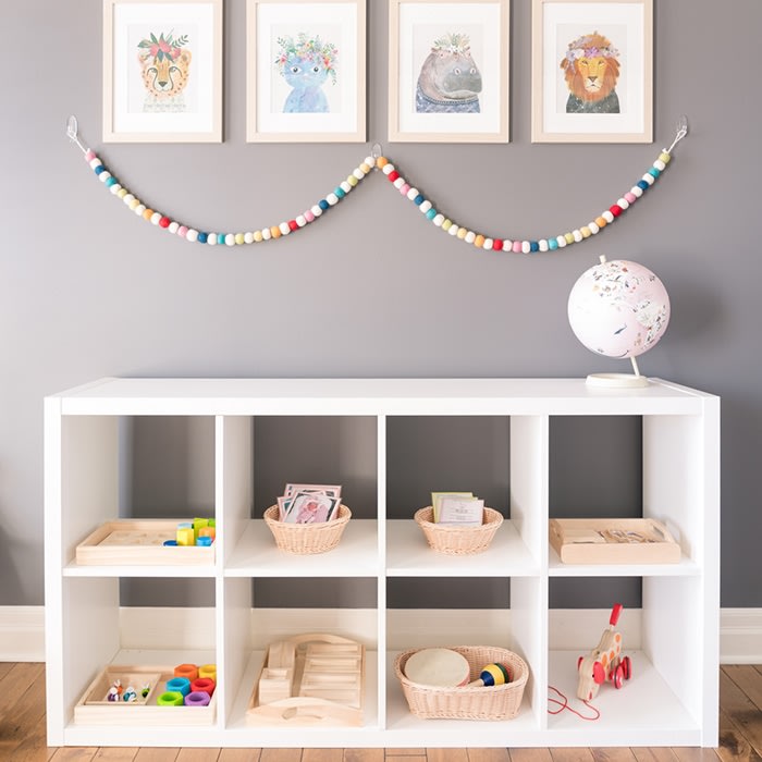 KALLAX Shelf unit for toys- White