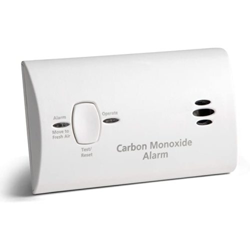 Kidde Carbon Monoxide Detector, Battery Powered CO Alarm with LEDs, Test-Reset Button, Low Battery Indicator, Portable - 1 Pack - Detector Alarm