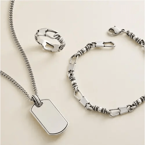 Boy's Baby Shoes Charm in Sterling Silver