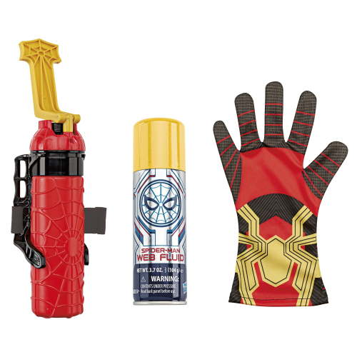 Hasbro Marvel Spider-Man Hand Blaster Launcher, Web Slinger Toy With Fluid, For Ages 5 and Up