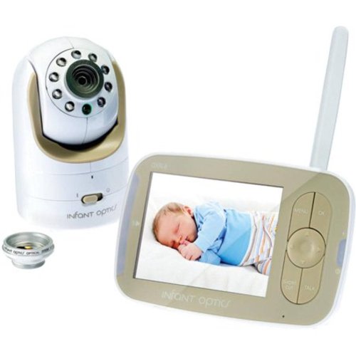 Infant Optics - Video Baby Monitor with 3.5" Screen - Gold/White