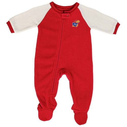 NCAA Kansas Jayhawks Infant Boys' Blanket Sleeper - 3-6M