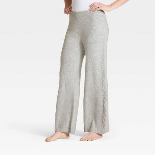Women's Cable Sweater Wide Leg Pants - Auden™