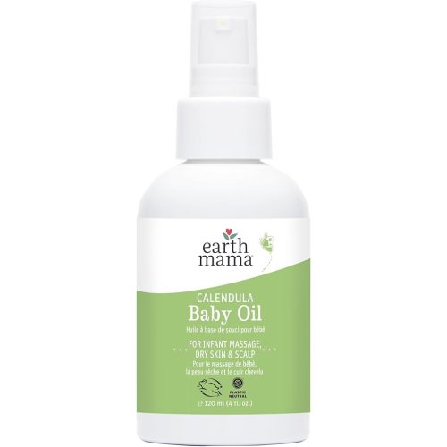 Earth Mama Angel Baby Oil, 120 Milliliters