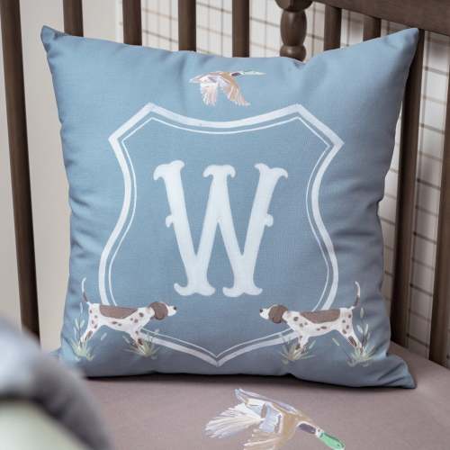 Throw Pillow | Companion Crest * Add Letter B