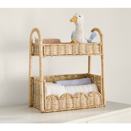 Palmer Scalloped Tiered Stacked Organizer