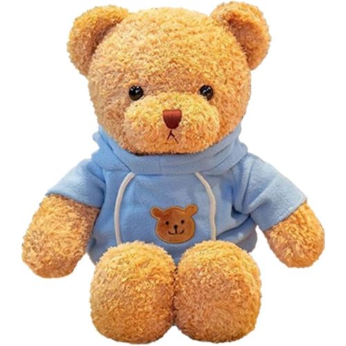 11.8 inches Teddy Bear Stuffed Animals Soft Plush Cute Teddy Bear Doll for Boys Girls (Blue)