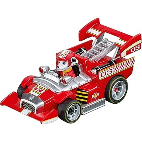 Carrera 64176 PAW Patrol Ready Race Rescue Marshall 1:43 Scale Analog Slot Car Racing Vehicle for Carrera GO!!! Slot Car Race Tracks