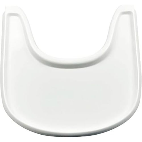 High Chair Tray Compatible with Stokke Tripp Trapp Chair with Smooth Surface and Strong Suction - Made from Food Safe Plastic (BPA BPS BPF Lead and Phthalate Free) - White