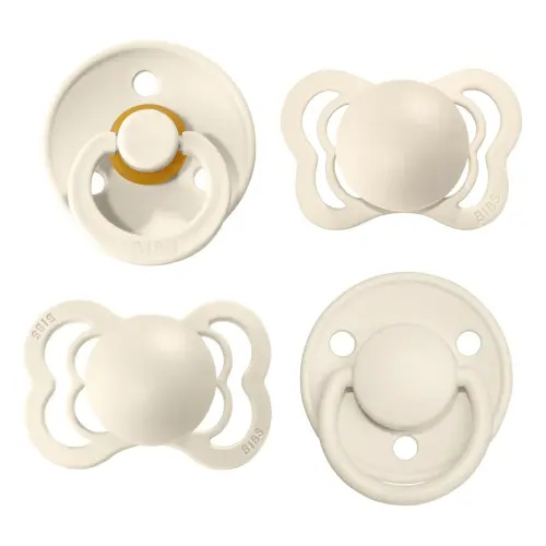 Bibs - Try It Collection Dummy Set - Ivory | Smallable