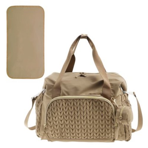 Ikoopy Diaper Bag Tote Sturdy Kids Diapers Bag Versatile Traveling Diaper Bags Portable Baby Bag with Pacifier Case Easy to Clean Mom Hospital Bag for Babies