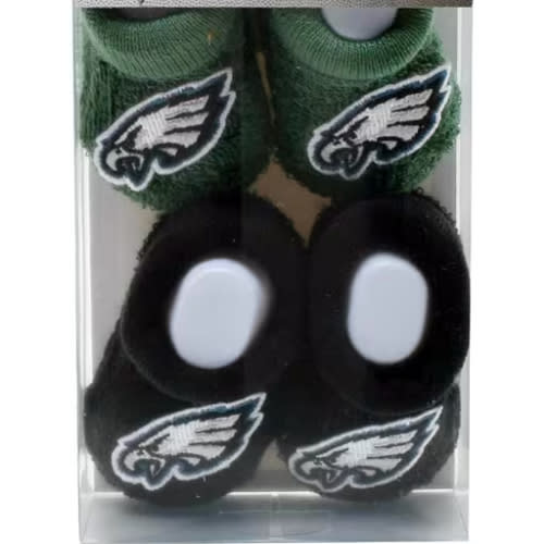 Philadelphia Eagles 2pk Baby BLACK/GREEN Bootie Boxed Set - 90290465