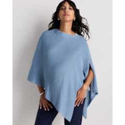 Lightweight Cotton Cashmere Nursing Shawl in Mountain Spring Blue