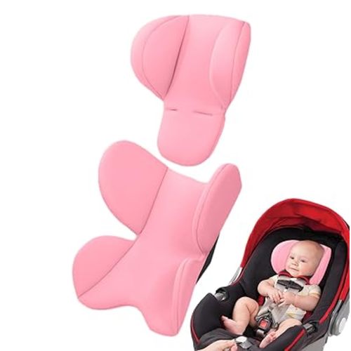 I-nfant Car Seat Insert N-ewborn Girl Boy, Baby Car Seat Head and Body Support, Soft Baby Car Seat Cushion Insert, Baby Carseat Insert for Carseats, Stroller, Bouncer Swing, Pushchair, Pram